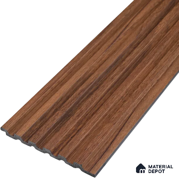 Wooden Look PN 00648 8 ft x 4.8 inch Charcoal Panel - 11 mm | Suitable for Feature Wall, TV Unit & Living Room | Width is Subjected to 5% Variation