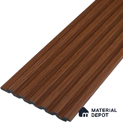 Wooden Look PN 00650 8 ft x 4.8 inch Charcoal Panel - 11 mm | Suitable for Feature Wall, TV Unit & Living Room | Width is Subjected to 5% Variation