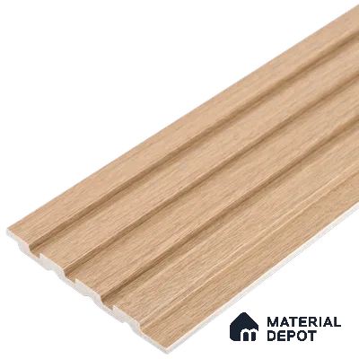 Wooden Look PN 03173 9.5 ft x 4.9 inch Charcoal Panel - 11 mm | Suitable for Feature Wall, TV Unit & Living Room | Width is Subjected to 5% Variation