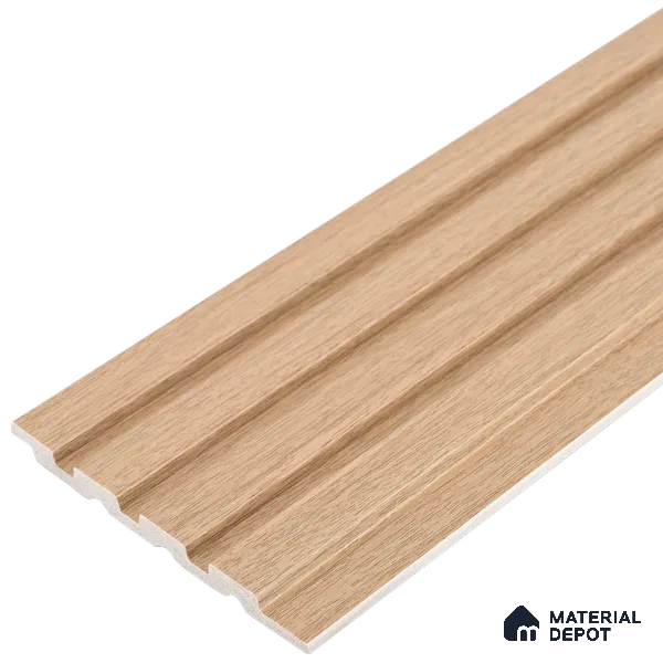 Wooden Look PN 03173 9.5 ft x 4.9 inch Charcoal Panel - 11 mm | Suitable for Feature Wall, TV Unit & Living Room | Width is Subjected to 5% Variation