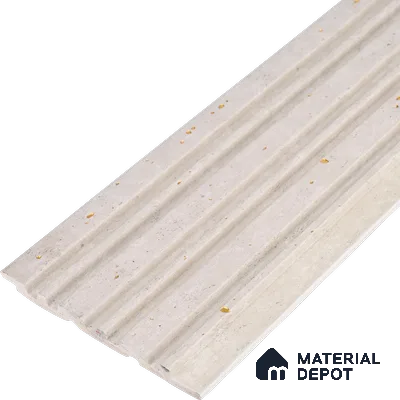 Dove Grey Plain Colour Look PN 03365 8 ft x 4.8 inch Charcoal Panel - 11 mm | Suitable for Feature Wall, TV Unit & Living Room | Width is Subjected to 5% Variation