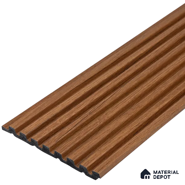 Wooden Look PN 03399 9.5 ft x 4.8 inch Charcoal Panel - 11 mm | Suitable for Feature Wall, TV Unit & Living Room | Width is Subjected to 5% Variation