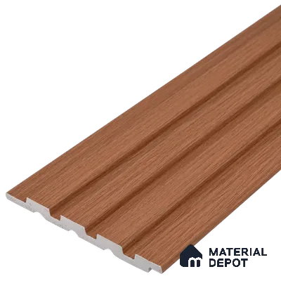 Wooden Look PN 03400 9.5 ft x 4.8 inch Charcoal Panel - 11 mm | Suitable for Feature Wall, TV Unit & Living Room | Width is Subjected to 5% Variation