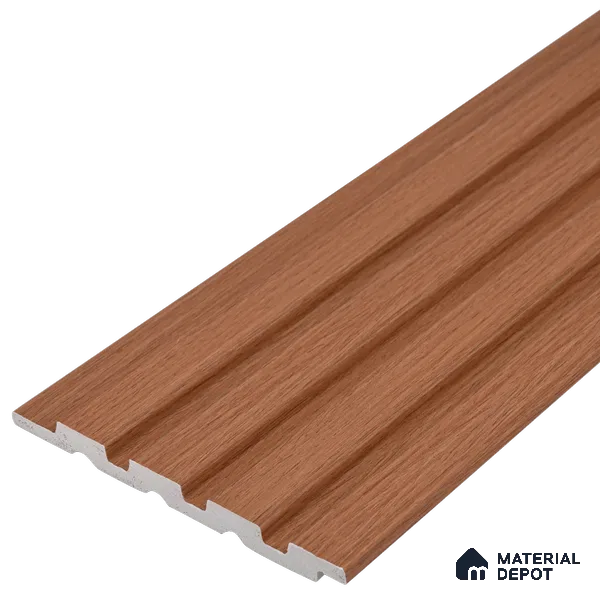 Wooden Look PN 03400 9.5 ft x 4.8 inch Charcoal Panel - 11 mm | Suitable for Feature Wall, TV Unit & Living Room | Width is Subjected to 5% Variation