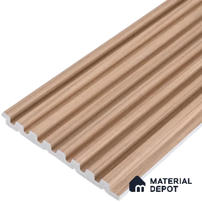 Wooden Look PN 03420 8 ft x 4.8 inch Charcoal Panel - 11 mm | Suitable for Feature Wall, TV Unit & Living Room | Width is Subjected to 5% Variation