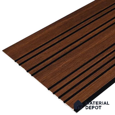 Wooden Look PN 05559 9.5 ft x 12 inch Charcoal Panel - 6 mm | Suitable for Feature Wall, TV Unit & Living Room | Width is Subjected to 5% Variation