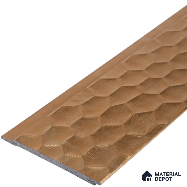 Geometric Louver PN 06075 9.5 ft x 4.7 inch Charcoal Panel - 7 mm | Suitable for Feature Wall, TV Unit & Living Room | Width is Subjected to 5% Variation