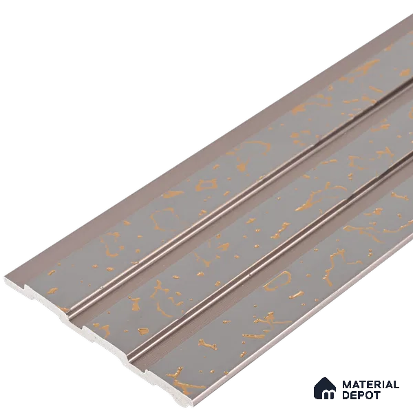 Cloud Grey Luxury Look PN 06081 9.5 ft x 4.6 inch Charcoal Panel - 8 mm | Suitable for Feature Wall, TV Unit & Living Room | Width is Subjected to 5% Variation