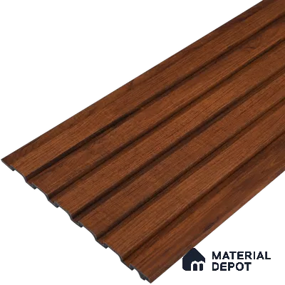 Wooden Look PN 06539 8 ft x 0.4 inch Charcoal Panel - 11 mm | Suitable for TV Unit, Living Room & Bedroom | Width is Subjected to 5% Variation