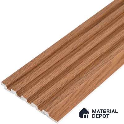 Wooden Look PN 06812 9.2 ft x 4.8 inch Charcoal Panel - 12 mm | Suitable for Living Room, Bedroom & TV Cabinet | Width is Subjected to 5% Variation