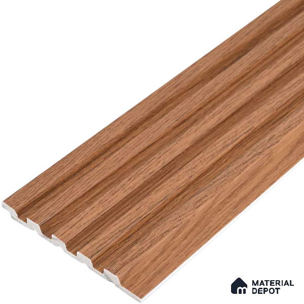 Wooden Look PN 06812 9.2 ft x 4.8 inch Charcoal Panel - 12 mm | Suitable for Living Room, Bedroom & TV Cabinet | Width is Subjected to 5% Variation