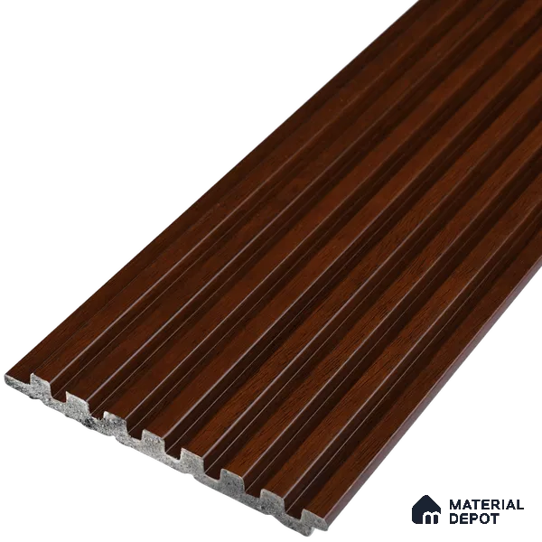 Wooden Look PN 06814 9.2 ft x 4.8 inch Charcoal Panel - 12 mm | Suitable for Living Room, Bedroom & TV Cabinet | Width is Subjected to 5% Variation