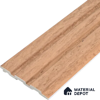 PN 06848 9.2 ft x 5 inch Charcoal Louvers/Panels - 12 mm