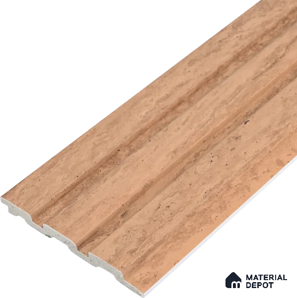 PN 06848 9.2 ft x 5 inch Charcoal Louvers/Panels - 12 mm