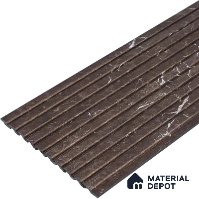 Cappucino Brown Marble Look PN 06897 8 ft x 6 inch Charcoal Panel - 6 mm | Suitable for Living Room, Bedroom & TV Cabinet | Width is Subjected to 5% Variation