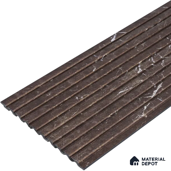 Cappucino Brown Marble Look PN 06897 8 ft x 6 inch Charcoal Panel - 6 mm | Suitable for Living Room, Bedroom & TV Cabinet | Width is Subjected to 5% Variation