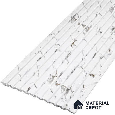 Dove Grey Marble Look PN 06904 8 ft x 6 inch Charcoal Panel - 6 mm | Suitable for Living Room, Bedroom & TV Cabinet | Width is Subjected to 5% Variation