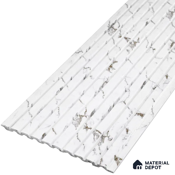 Dove Grey Marble Look PN 06904 8 ft x 6 inch Charcoal Panel - 6 mm | Suitable for Living Room, Bedroom & TV Cabinet | Width is Subjected to 5% Variation