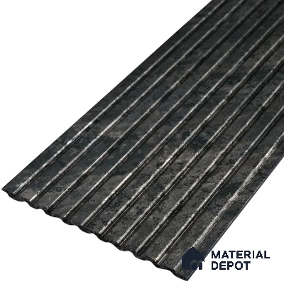 Steel Grey Marble Look PN 06905 8 ft x 6 inch Charcoal Panel - 6 mm | Suitable for Living Room, Bedroom & TV Cabinet | Width is Subjected to 5% Variation