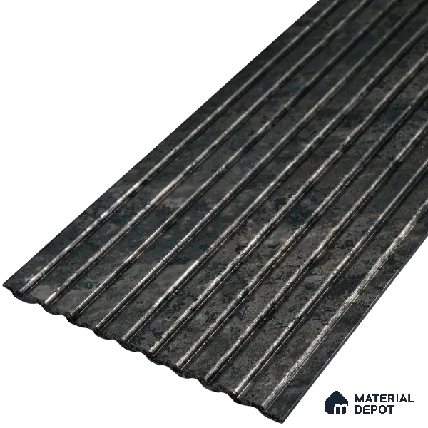 Steel Grey Marble Look PN 06905 8 ft x 6 inch Charcoal Panel - 6 mm | Suitable for Living Room, Bedroom & TV Cabinet | Width is Subjected to 5% Variation