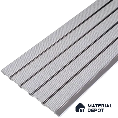 Light Grey Fabric Look PN 06939 8 ft x 6 inch Charcoal Panel - 6 mm | Suitable for Living Room, Bedroom & TV Cabinet | Width is Subjected to 5% Variation