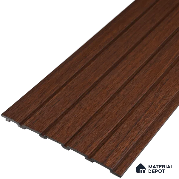 PN 06943 8 ft x 6 inch Charcoal Louvers/Panels - 6 mm