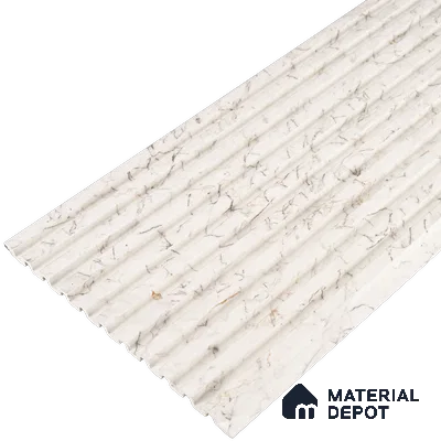 Dove Grey Marble Look PN 06968 8 ft x 10 inch PVC Panel - 10 mm | Suitable for Living Room, Bedroom & Office | Width is Subjected to 5% Variation