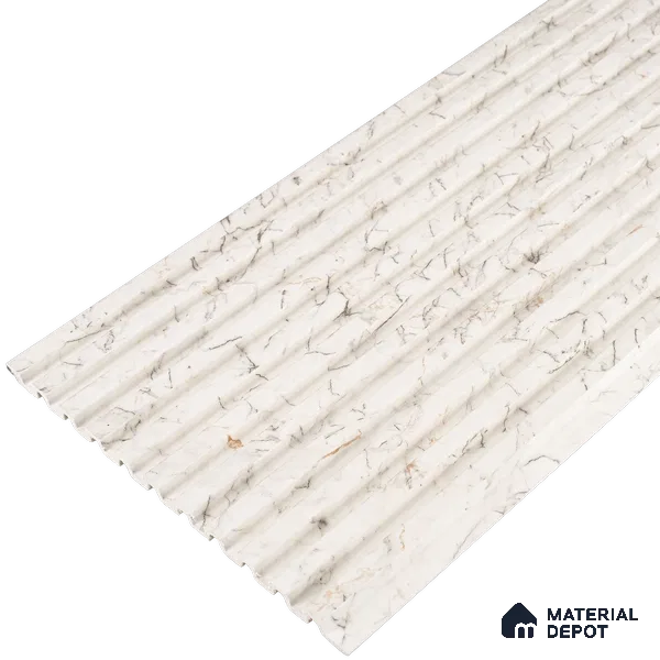 Dove Grey Marble Look PN 06968 8 ft x 10 inch PVC Panel - 10 mm | Suitable for Living Room, Bedroom & Office | Width is Subjected to 5% Variation
