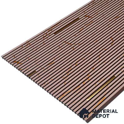 Wooden Look PN 07017 9.5 ft x 12 inch Charcoal Panel - 6 mm | Suitable for Feature Wall, TV Unit & Living Room | Width is Subjected to 5% Variation