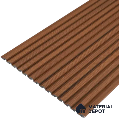 Wooden Look PN 07021 9.5 ft x 12 inch Charcoal Panel - 10 mm | Suitable for Feature Wall, TV Unit & Living Room | Width is Subjected to 5% Variation