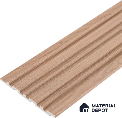 Wooden Look PN 07056 9.5 ft x 4.9 inch Charcoal Panel - 8 mm | Suitable for Feature Wall, TV Unit & Living Room | Width is Subjected to 5% Variation