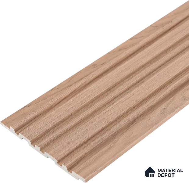 Wooden Look PN 07056 9.5 ft x 4.9 inch Charcoal Panel - 8 mm | Suitable for Feature Wall, TV Unit & Living Room | Width is Subjected to 5% Variation