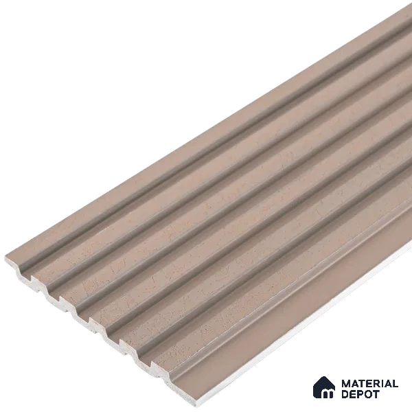 Cappuccino Beige Patterned Look PN 07072 9.5 ft x 4.9 inch Charcoal Panel - 10 mm | Suitable for Feature Wall, TV Unit & Living Room | Width is Subjected to 5% Variation