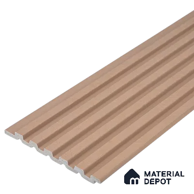 Oak Brown Patterned Look PN 07076 9.5 ft x 4.9 inch Charcoal Panel - 10 mm | Suitable for Feature Wall, TV Unit & Living Room | Width is Subjected to 5% Variation
