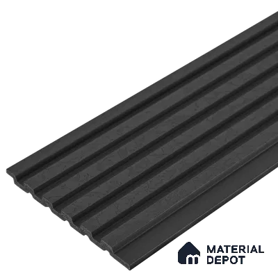 Dark Grey Patterned Look PN 07078 9.5 ft x 4.9 inch Charcoal Panel - 10 mm | Suitable for Feature Wall, TV Unit & Living Room | Width is Subjected to 5% Variation