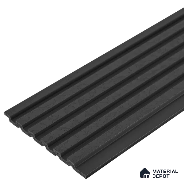 Dark Grey Patterned Look PN 07078 9.5 ft x 4.9 inch Charcoal Panel - 10 mm | Suitable for Feature Wall, TV Unit & Living Room | Width is Subjected to 5% Variation