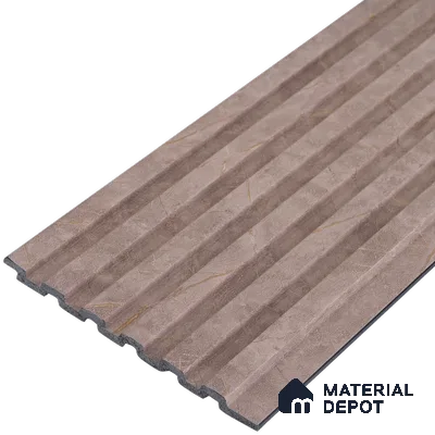 Mocha Brown Marble Look PN 07083 10 ft x 4.9 inch Charcoal Panel - 6 mm | Suitable for Feature Wall, TV Unit & Living Room | Width is Subjected to 5% Variation