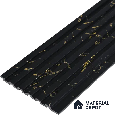Graphite Black Marble Look PN 07087 10 ft x 4.9 inch Charcoal Panel - 6 mm | Suitable for Feature Wall, TV Unit & Living Room | Width is Subjected to 5% Variation