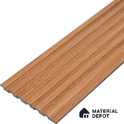 Wooden Look PN 07098 10 ft x 4.9 inch Charcoal Panel - 6 mm | Suitable for Feature Wall, TV Unit & Living Room | Width is Subjected to 5% Variation