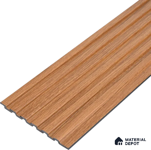 Wooden Look PN 07098 10 ft x 4.9 inch Charcoal Panel - 6 mm | Suitable for Feature Wall, TV Unit & Living Room | Width is Subjected to 5% Variation