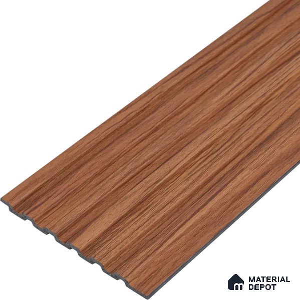 Wooden Look PN 07099 10 ft x 4.9 inch Charcoal Panel - 6 mm | Suitable for Feature Wall, TV Unit & Living Room | Width is Subjected to 5% Variation