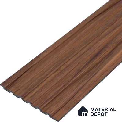 Wooden Look PN 07100 10 ft x 4.9 inch Charcoal Panel - 6 mm | Suitable for Feature Wall, TV Unit & Living Room | Width is Subjected to 5% Variation
