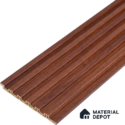 Wooden Look PN 07172 9.5 ft x 4.7 inch Charcoal Panel - 11 mm | Suitable for Feature Wall, TV Unit & Living Room | Width is Subjected to 5% Variation