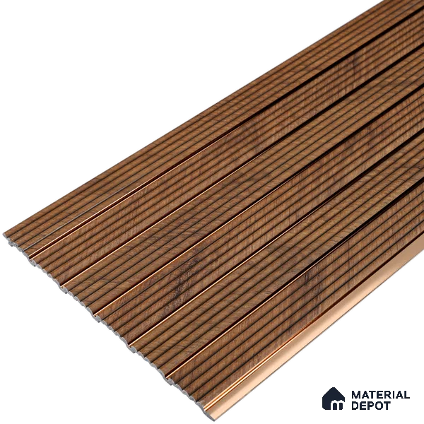 Wooden Look PN 07374 8 ft x 9.6 inch PVC Panel - 10 mm | Suitable for Living Room, Bedroom & Office | Width is Subjected to 5% Variation
