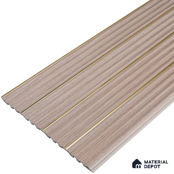 Wooden Look PN 07377 8 ft x 9.6 inch PVC Panel - 10 mm | Suitable for Living Room, Bedroom & Office | Width is Subjected to 5% Variation