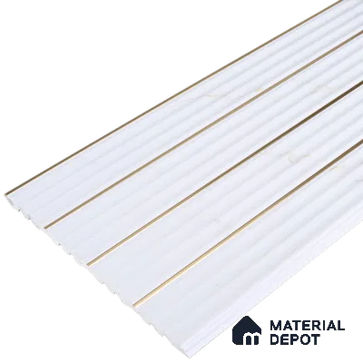 Frosty White Marble Look PN 07386 8 ft x 9.6 inch PVC Panel - 10 mm | Suitable for Living Room, Bedroom & Office | Width is Subjected to 5% Variation