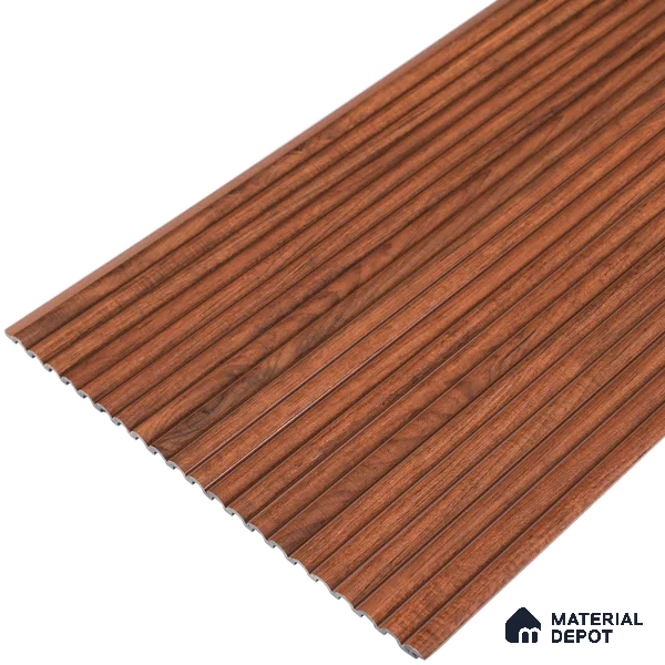 Wooden Look PN 07406 8 ft x 12 inch PVC Panel - 10 mm | Suitable for Living Room, Bedroom & Office | Width is Subjected to 5% Variation
