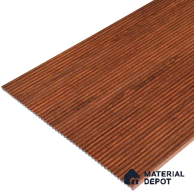 Wooden Look PN 07407 8 ft x 12 inch PVC Panel - 10 mm | Suitable for Living Room, Bedroom & Office | Width is Subjected to 5% Variation