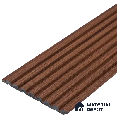 Wooden Look PN 07642 9.5 ft x 4.9 inch Charcoal Panel - 11 mm | Suitable for Feature Wall, Living Room & Bedroom | Width is Subjected to 5% Variation