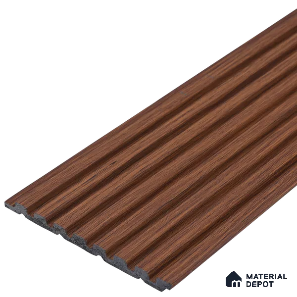 Wooden Look PN 07642 9.5 ft x 4.9 inch Charcoal Panel - 11 mm | Suitable for Feature Wall, Living Room & Bedroom | Width is Subjected to 5% Variation